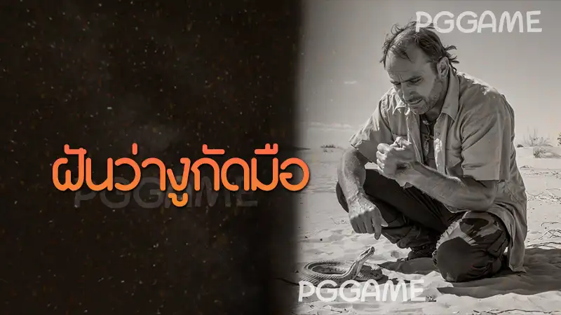 ฝันว่างูกัดมือ