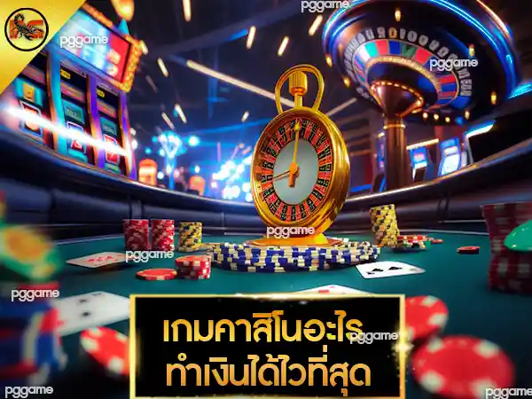 เกมคาสิโนอะไร ทำเงินได้ไวที่สุด